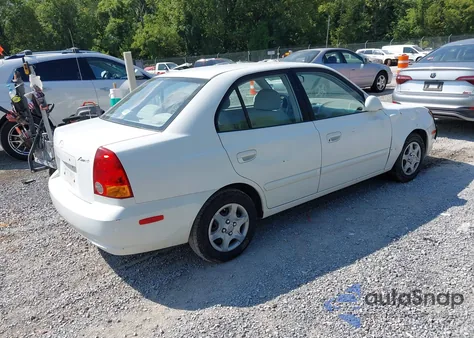 2005 Hyundai Accent Gl из США, поврежденный, VIN KMHCG45C35U641013
